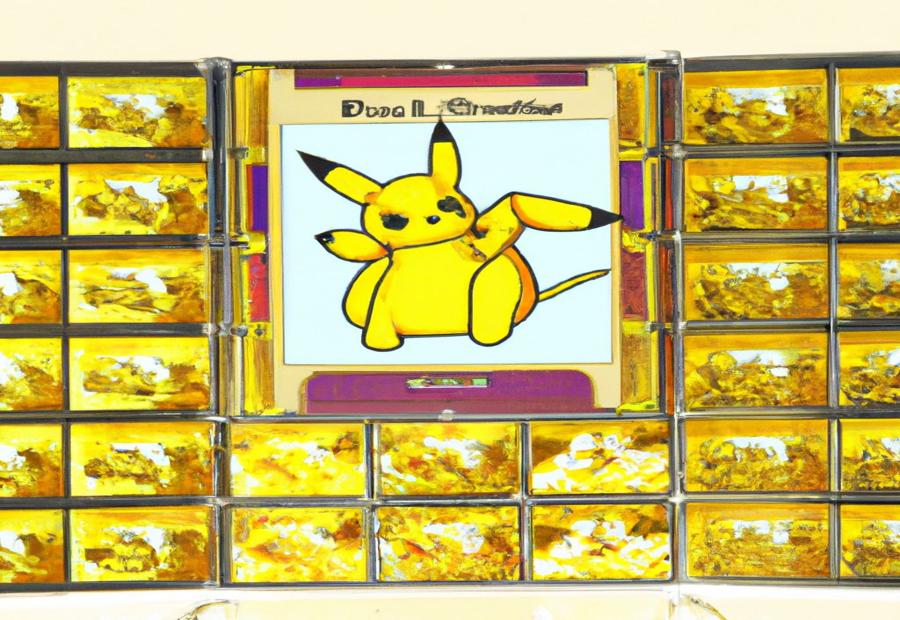 Different Types of Gold Pokemon Cards 