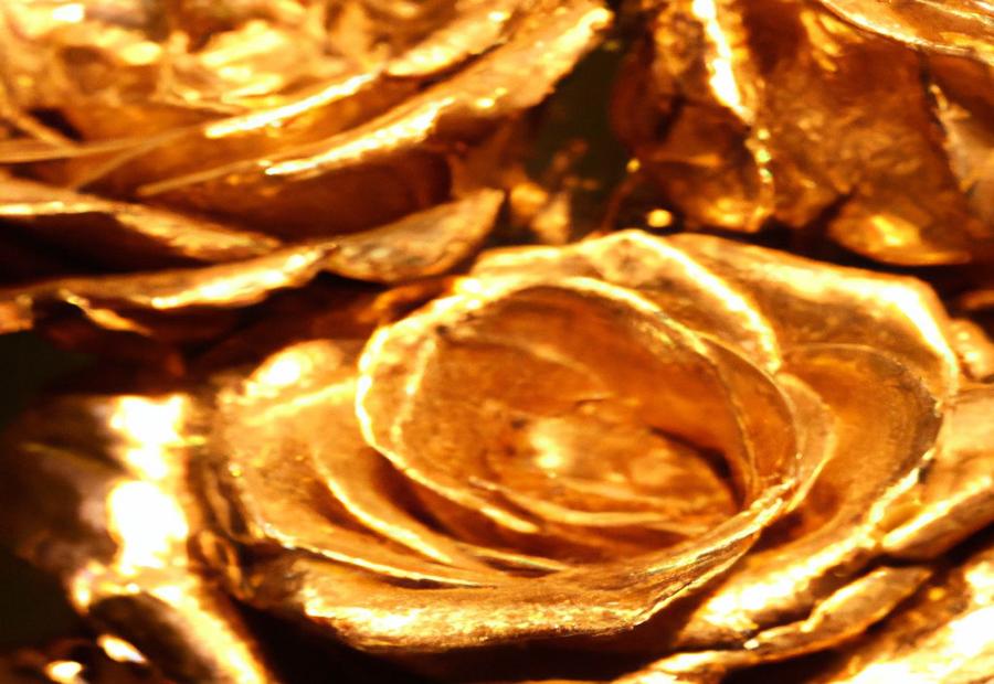 The value and uses of gold roses 