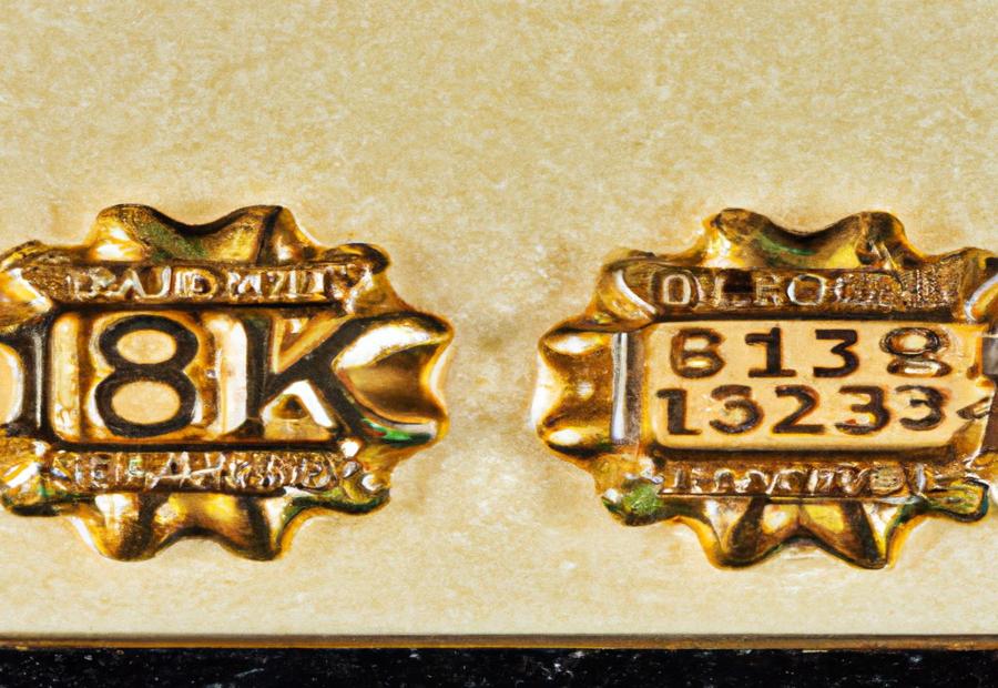 Common Marks for 18K Gold and Gold-plated Jewelry 