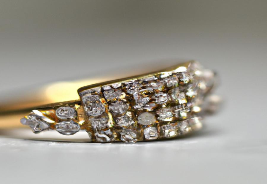 Determining the Worth of a 10K Gold Ring with Diamonds 