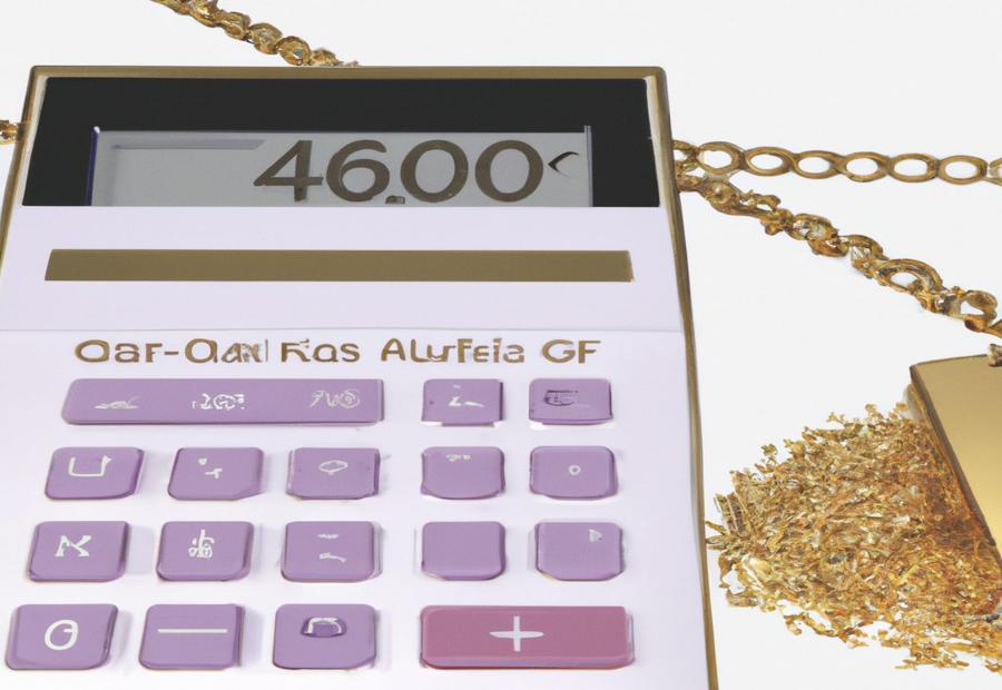 Calculating the Value of a 14KT Gold Necklace 
