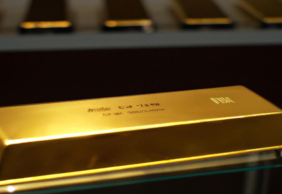 Overview of the 500-gram gold bar 