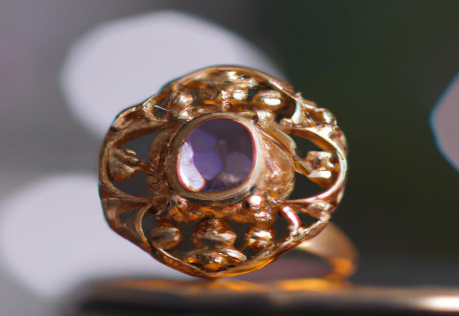 Tips for determining the value of a gold cameo ring 