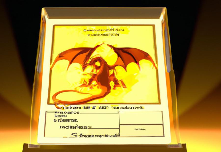 Other important details about Gold Charizard V 
