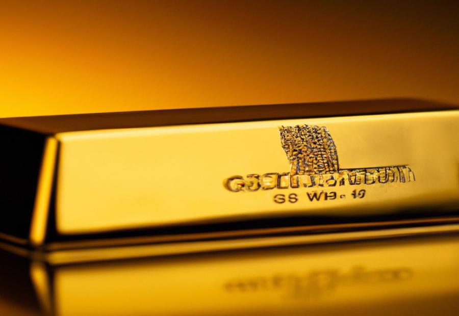 Standard weight of a gold bar 