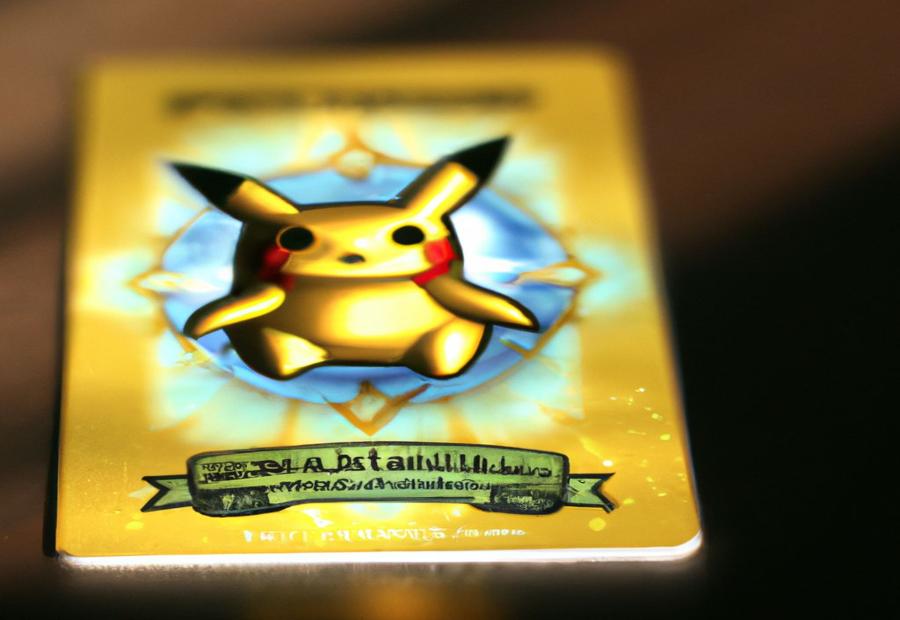 Determining the authenticity and quality of gold Pokémon cards 