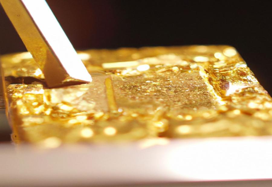 Removing and Finishing the Gold Bar 