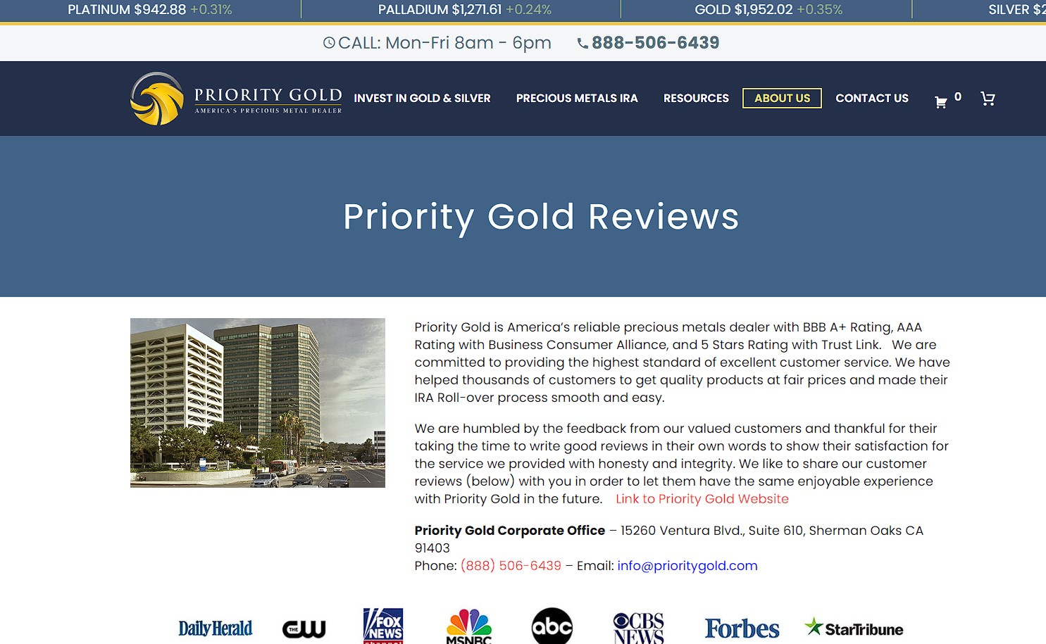 Priority Gold Site